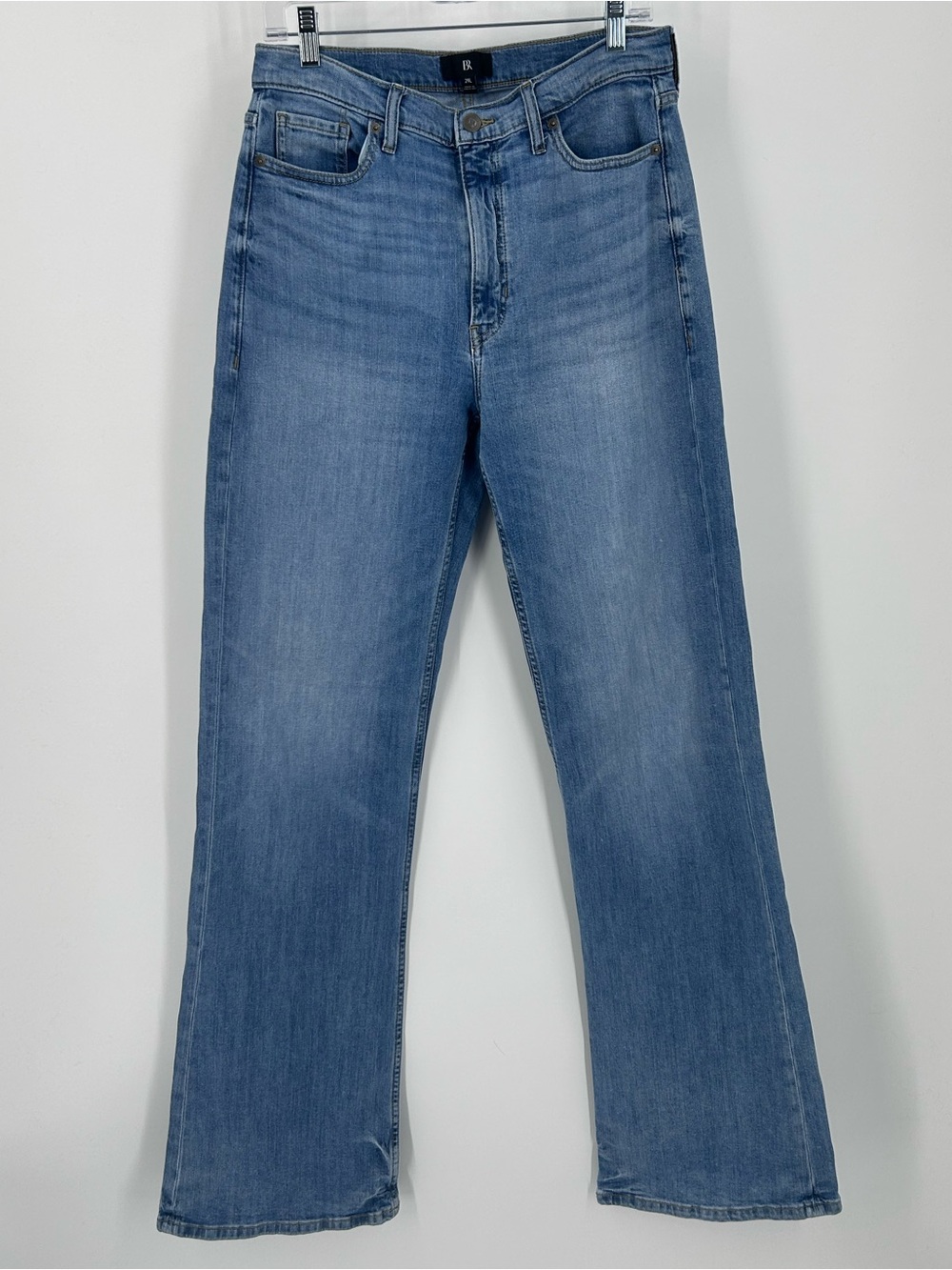 Banana Republic "The Flare Jean" Light Wash Mid High Rise Denim - Size 29L Tall